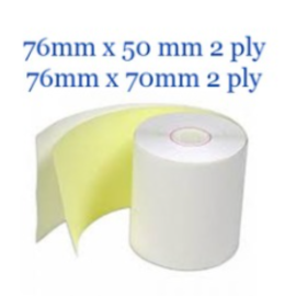 76mm 2-ply Carbonless Paper Roll